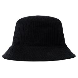 CORDUROY BIG BASIC BUCKET HAT Men's Hat, Black