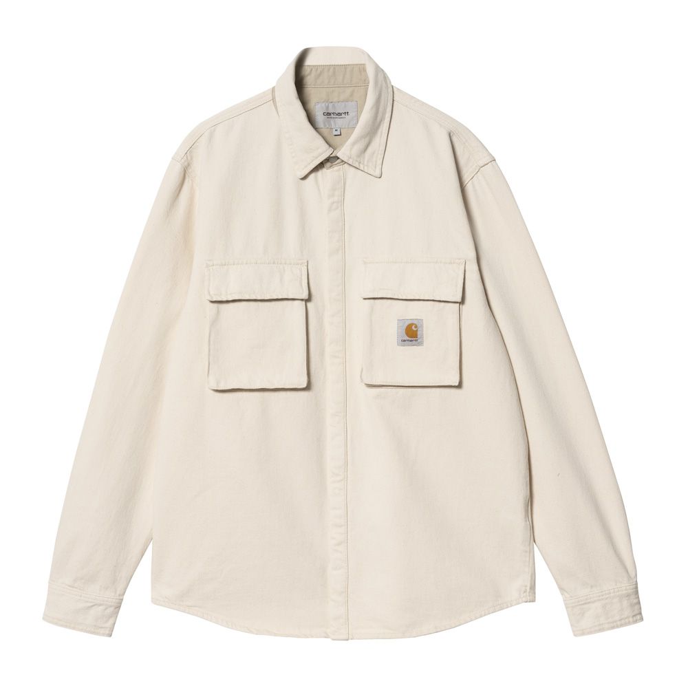 Carhartt Wip L/S Drake Shirt, lazurite / white