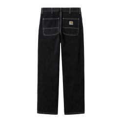 SIMPLE PANT Men's Trousers, Black Heavy Stone Washed