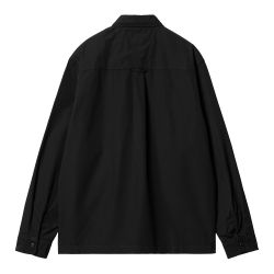 L/S CRAFT ZIP SHIRT Men's Shirt/Jacket, Black Rinsed