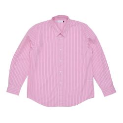 LOGO STRIPED SHIRT Men's Shirt, Pink